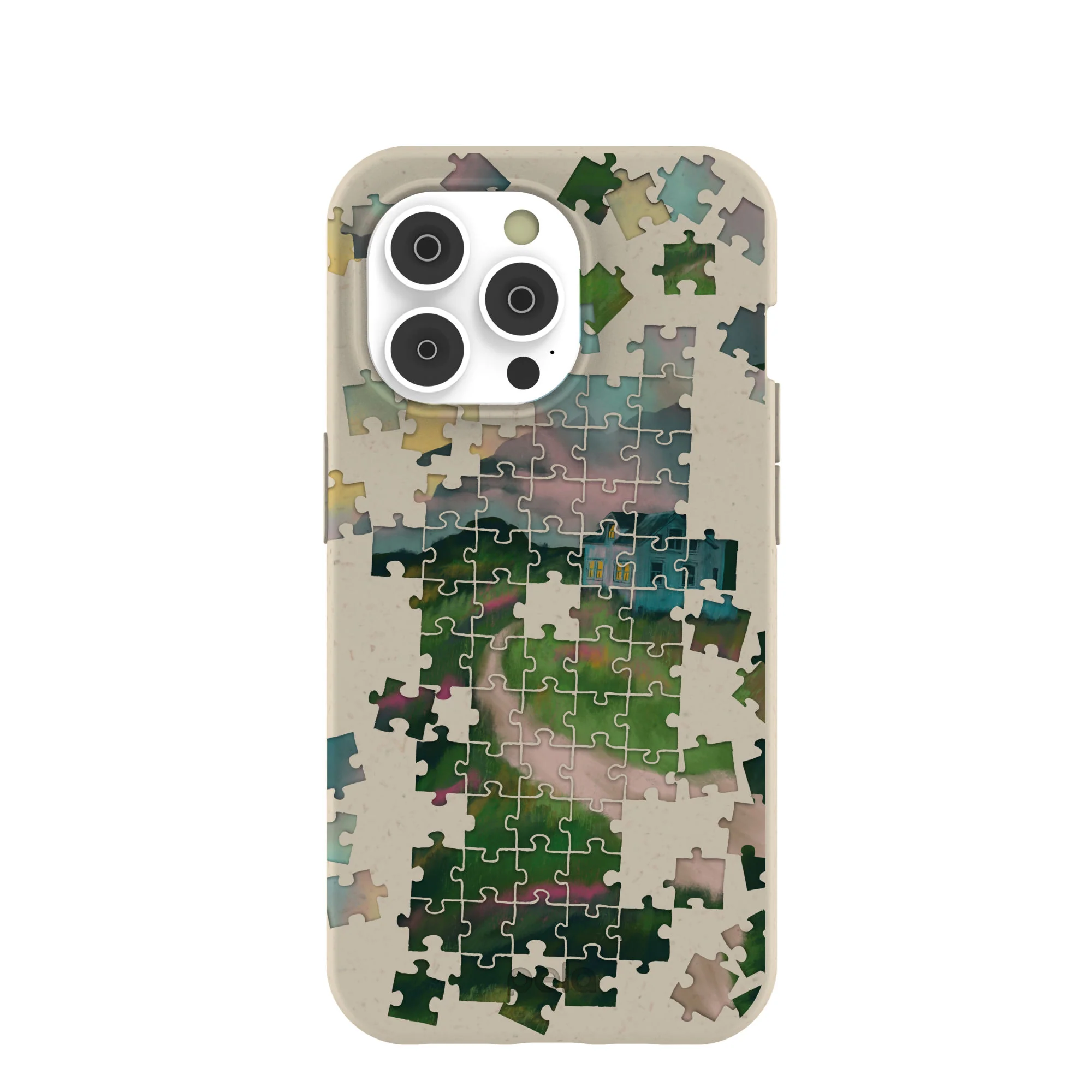 London Fog Peaceful Puzzle iPhone 14 Pro Case