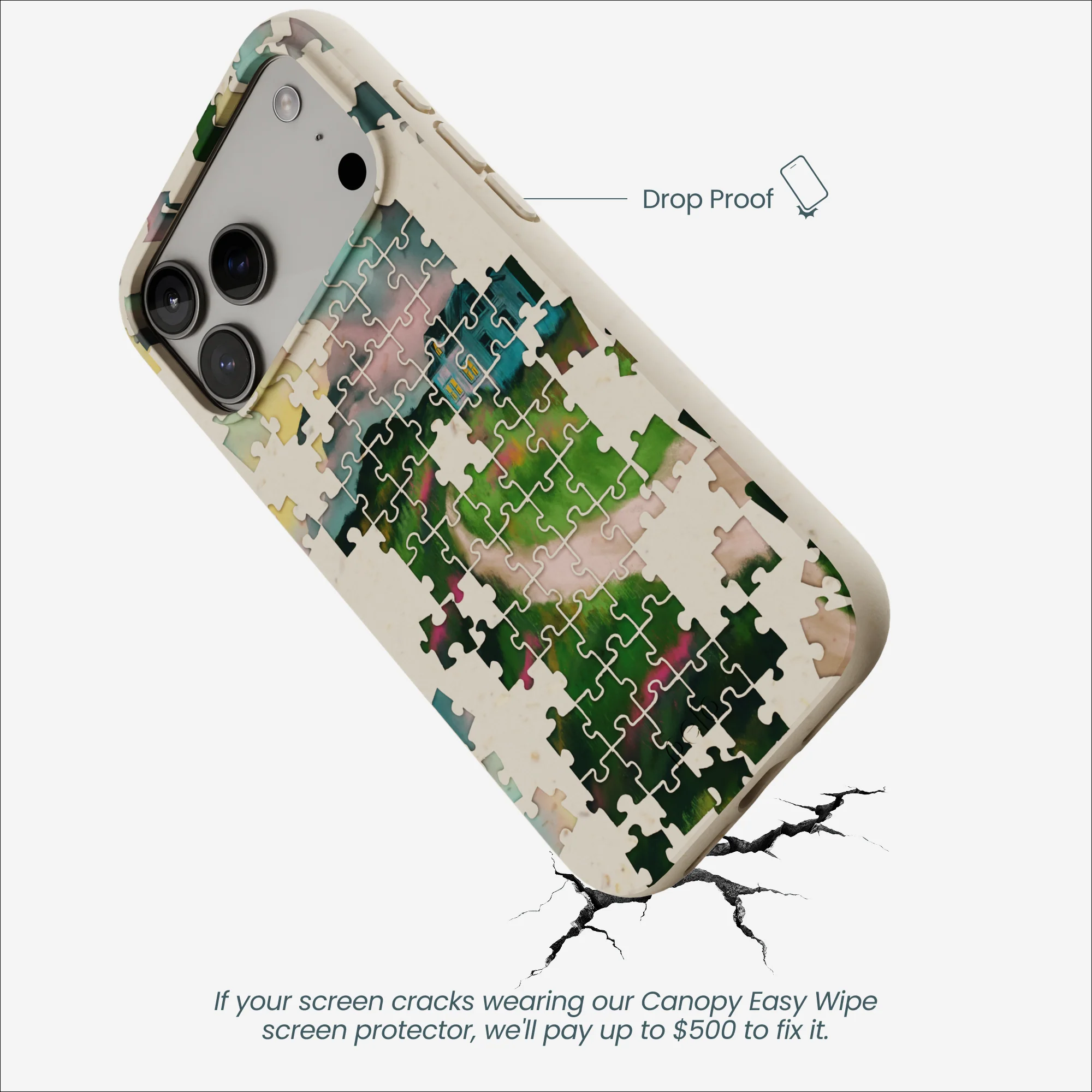 London Fog Peaceful Puzzle iPhone 17 Pro Max Case - Image 5