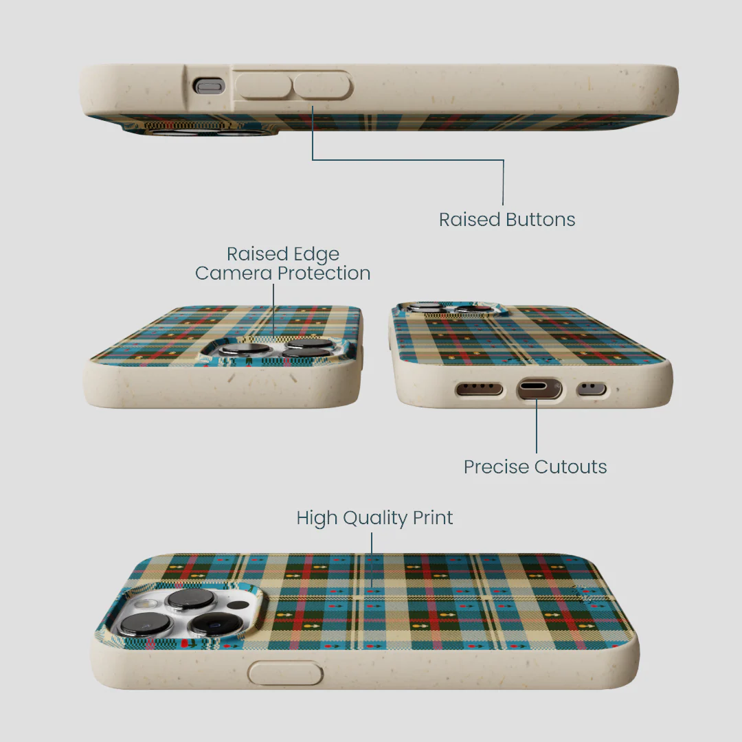 London Fog Plaid Picnic iPhone 13 Pro Max Case - Image 3