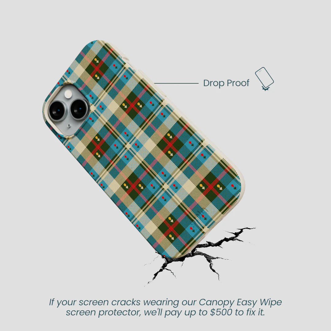 London Fog Plaid Picnic iPhone 14 Case - Image 5