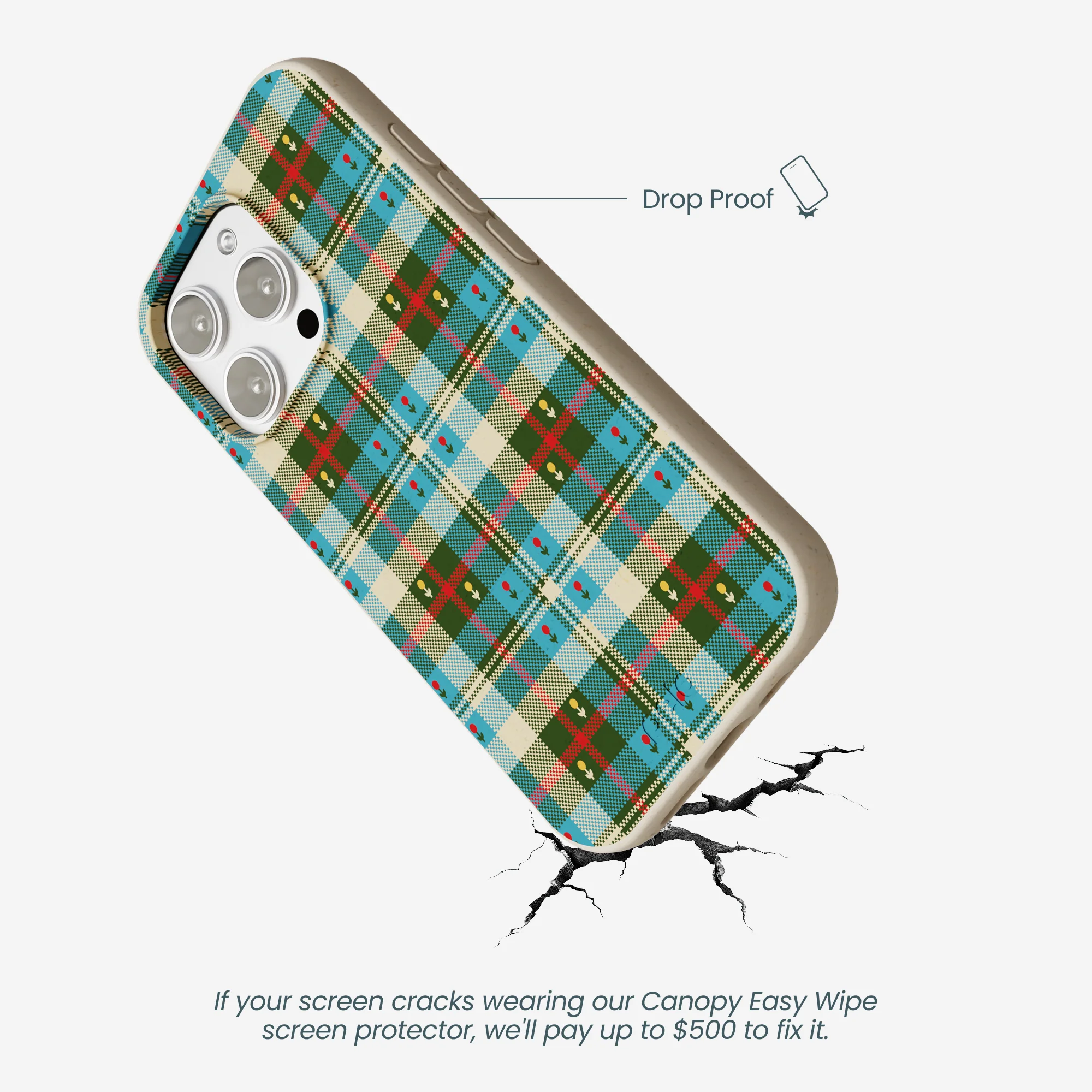 London Fog Plaid Picnic iPhone 16 Pro Max Case - Image 5