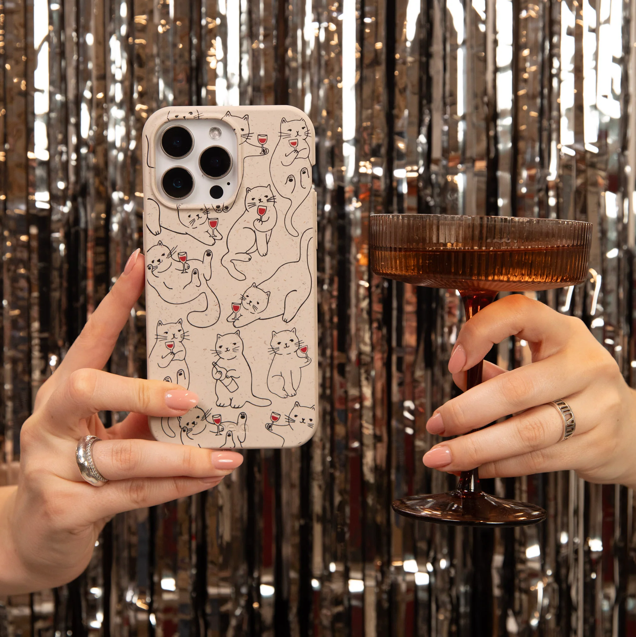 London Fog Purr and Pour iPhone 12 Mini Case - Image 9