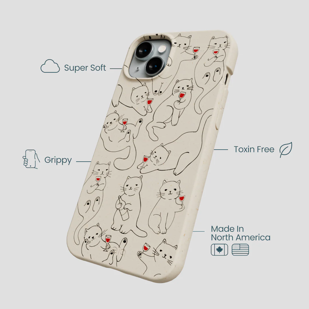 London Fog Purr and Pour iPhone 15 Plus Case - Image 4
