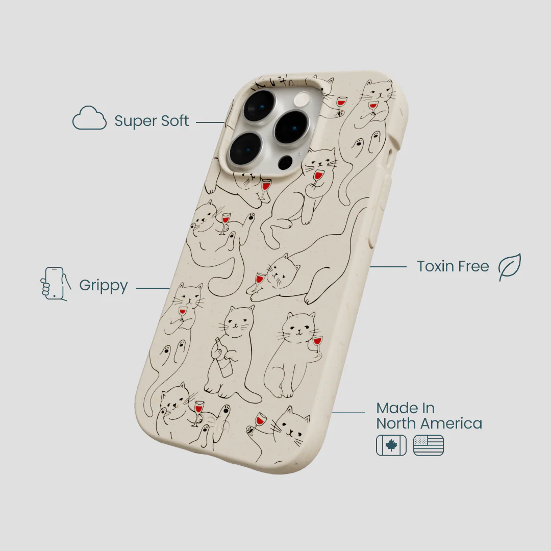 London Fog Purr and Pour iPhone 15 Pro Case - Image 4