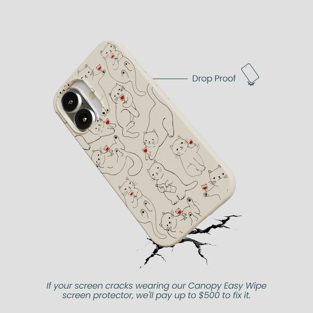 London Fog Purr and Pour iPhone 16 Case - Image 5