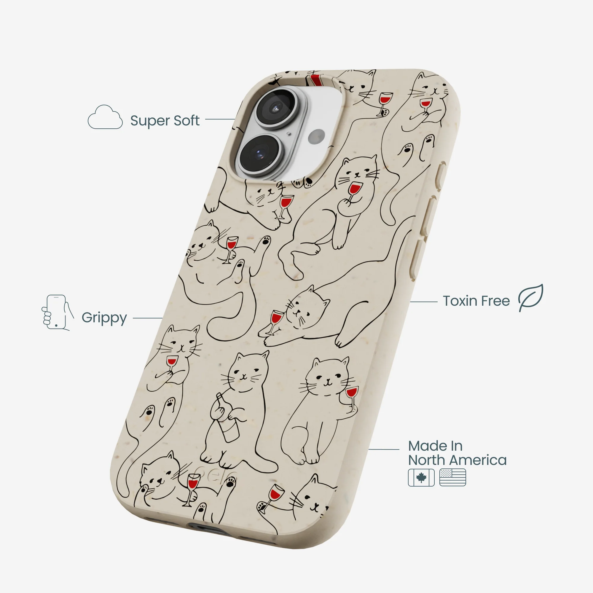 London Fog Purr and Pour iPhone 17 Case - Image 4