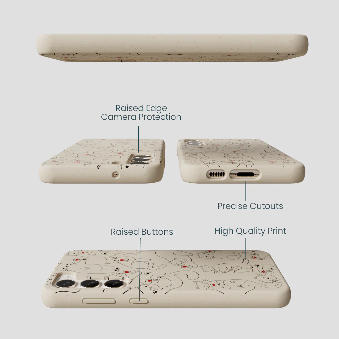 London Fog Purr and Pour Samsung Galaxy S24+(Plus) Case - Image 3