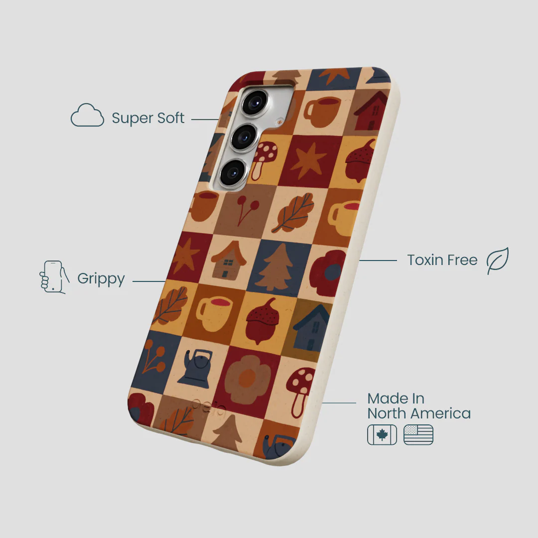 London Fog Rustic Grid Samsung Galaxy S25 Case - Image 4