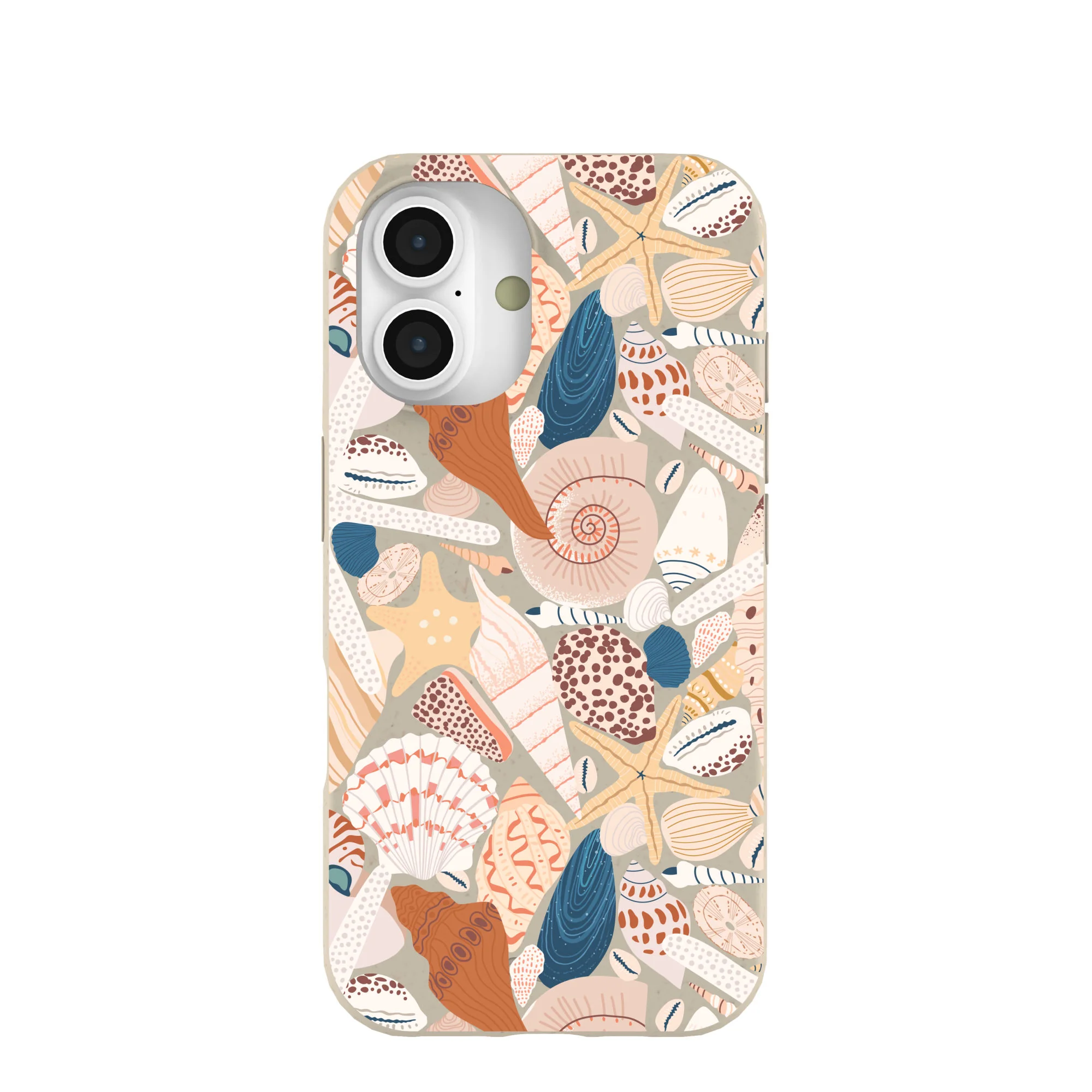 London Fog Sandy Shells iPhone 16 Case