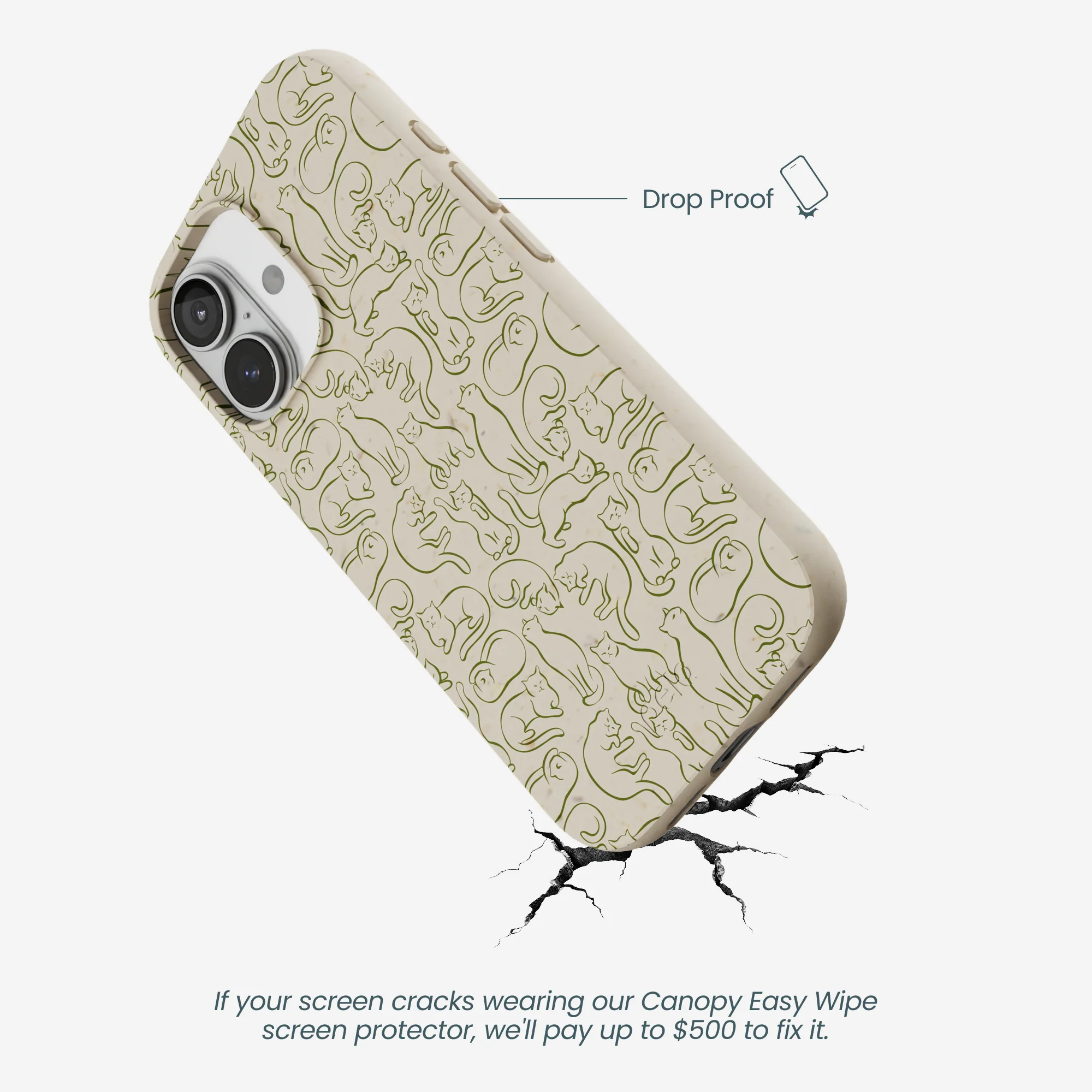 London Fog Say Meow iPhone 17 Case - Image 5