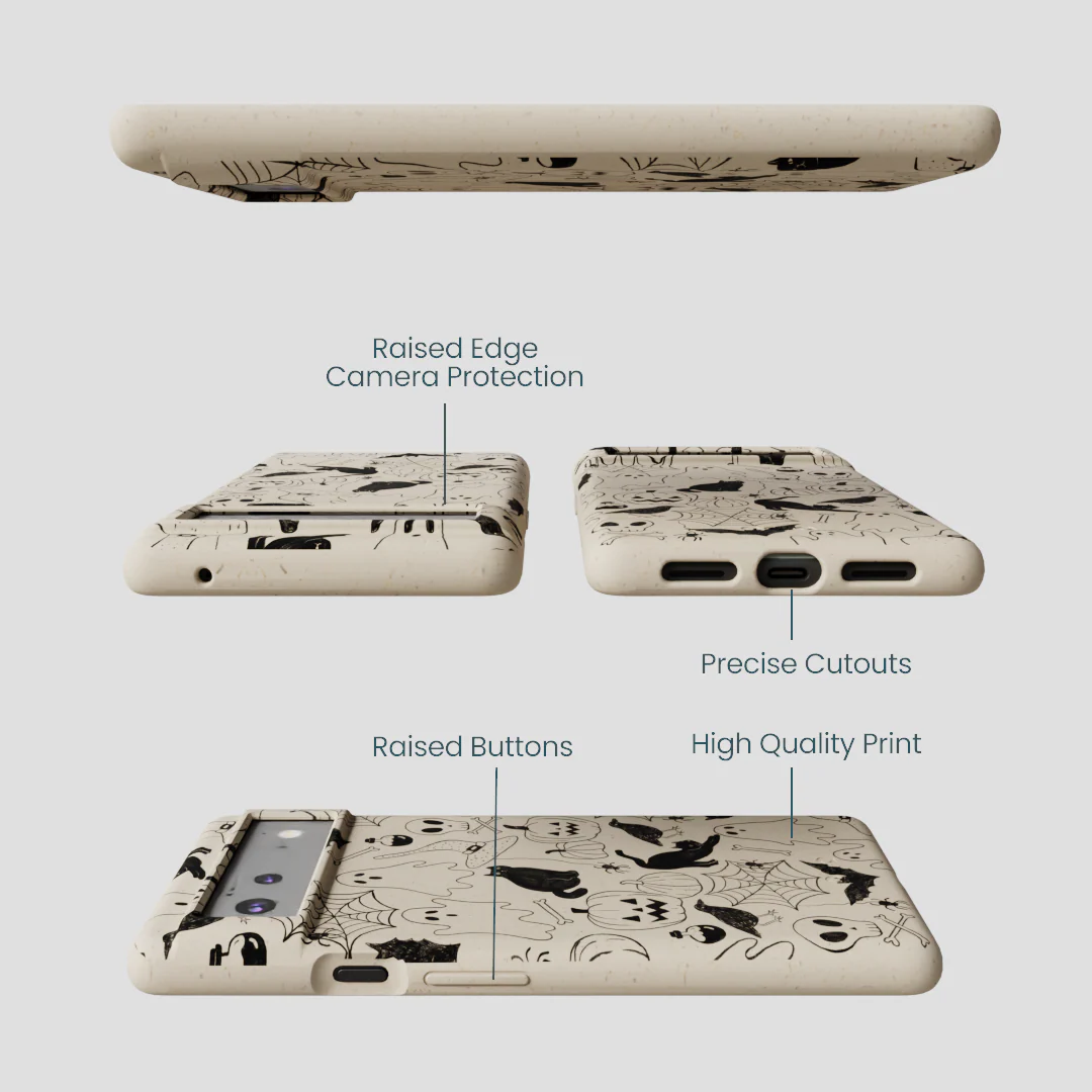 London Fog Sketchy Spirits Google Pixel 6 Case - Image 3