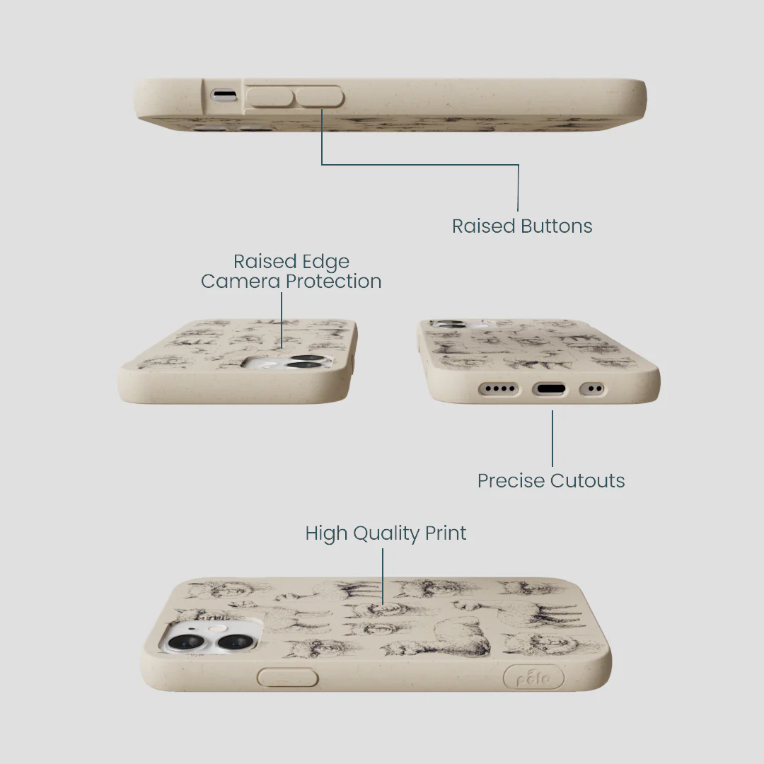 London Fog Spitting Llama iPhone 12 Mini Case - Image 3