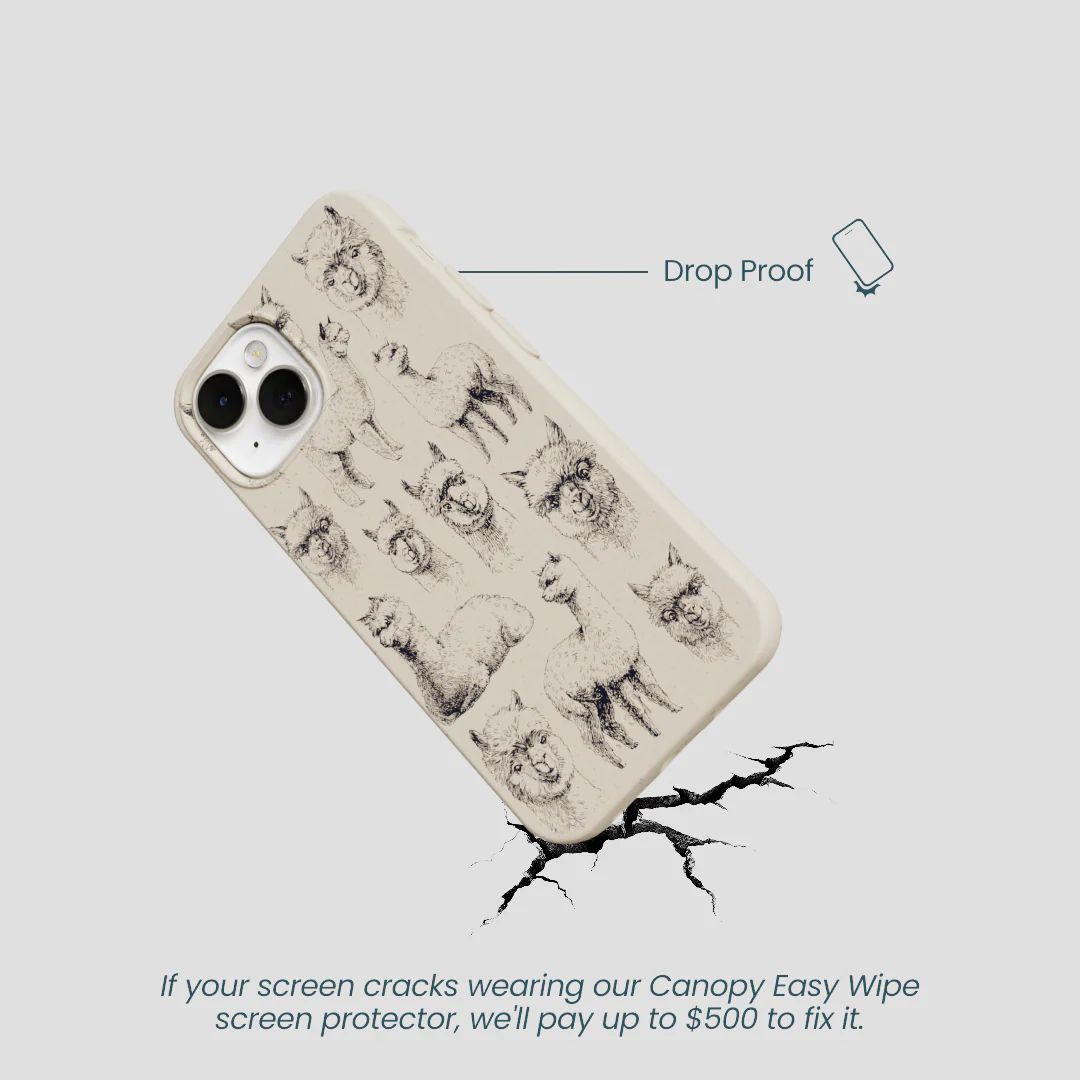 London Fog Spitting Llama iPhone 13 Mini Case - Image 5