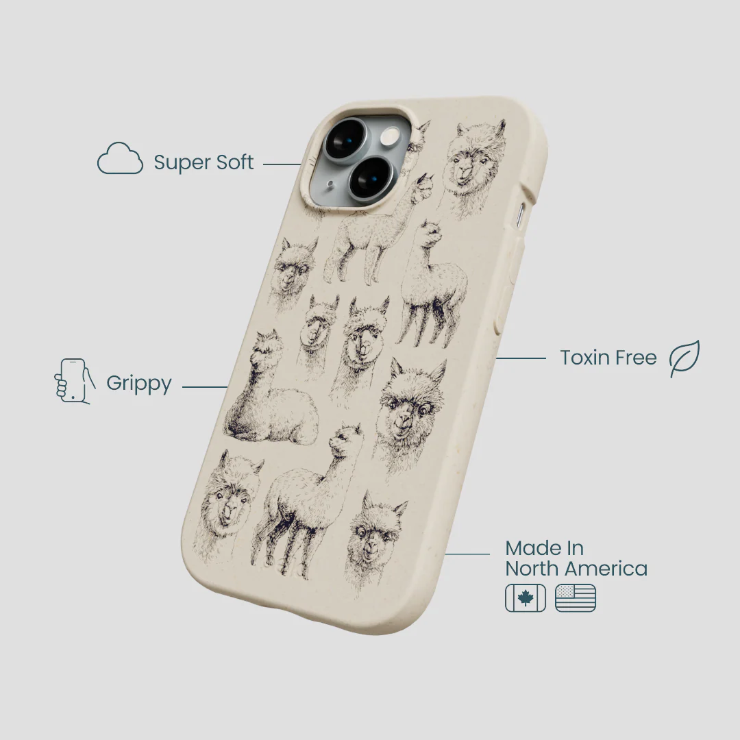 London Fog Spitting Llama iPhone 15 Case - Image 4