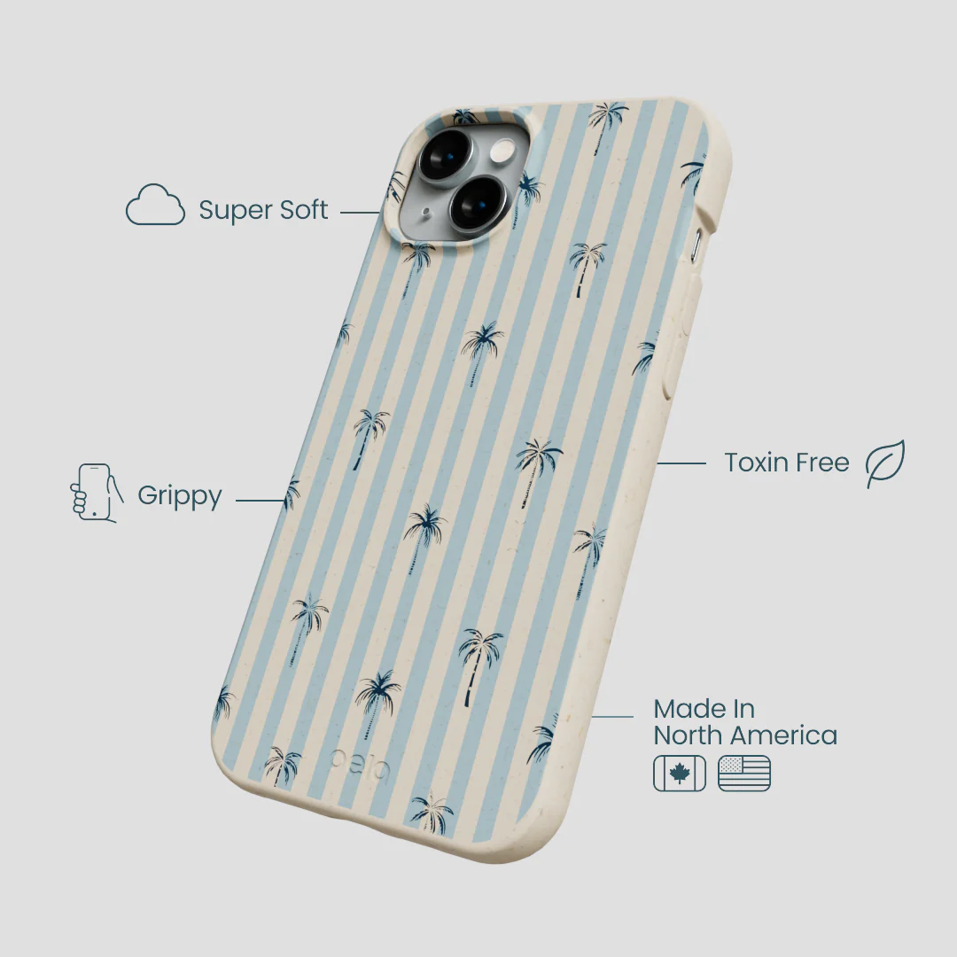 London Fog Tropical Stripes iPhone 14 Plus Case - Image 4