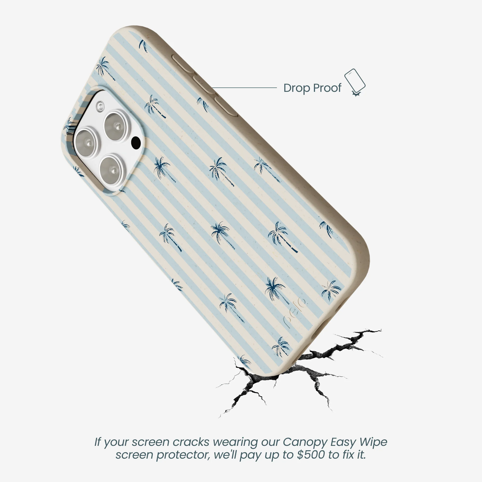 London Fog Tropical Stripes iPhone 16 Pro Max Case - Image 5