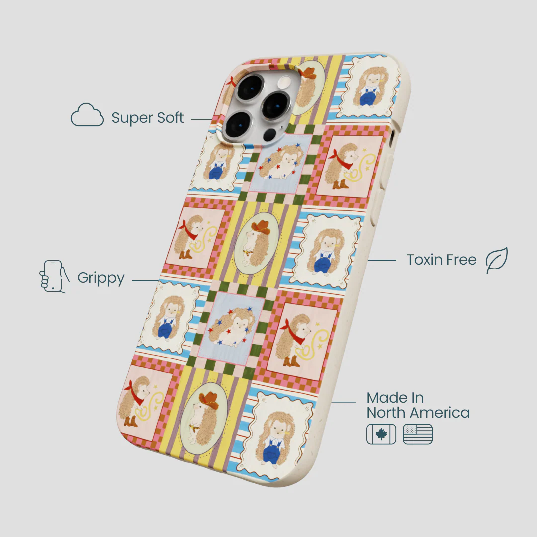London Fog Western Hedgehog iPhone 12 Pro Max Case - Image 4