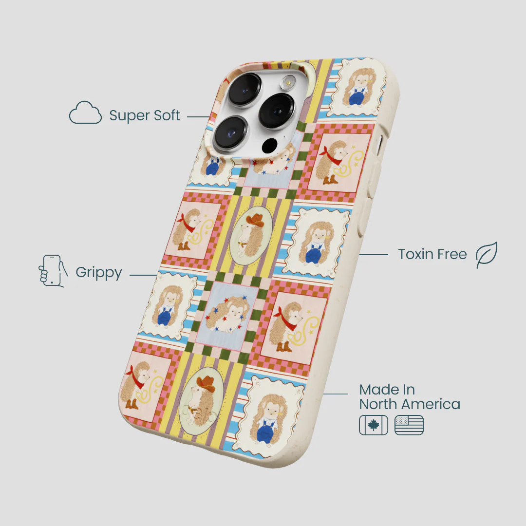London Fog Western Hedgehog iPhone 13 Pro Max Case - Image 4