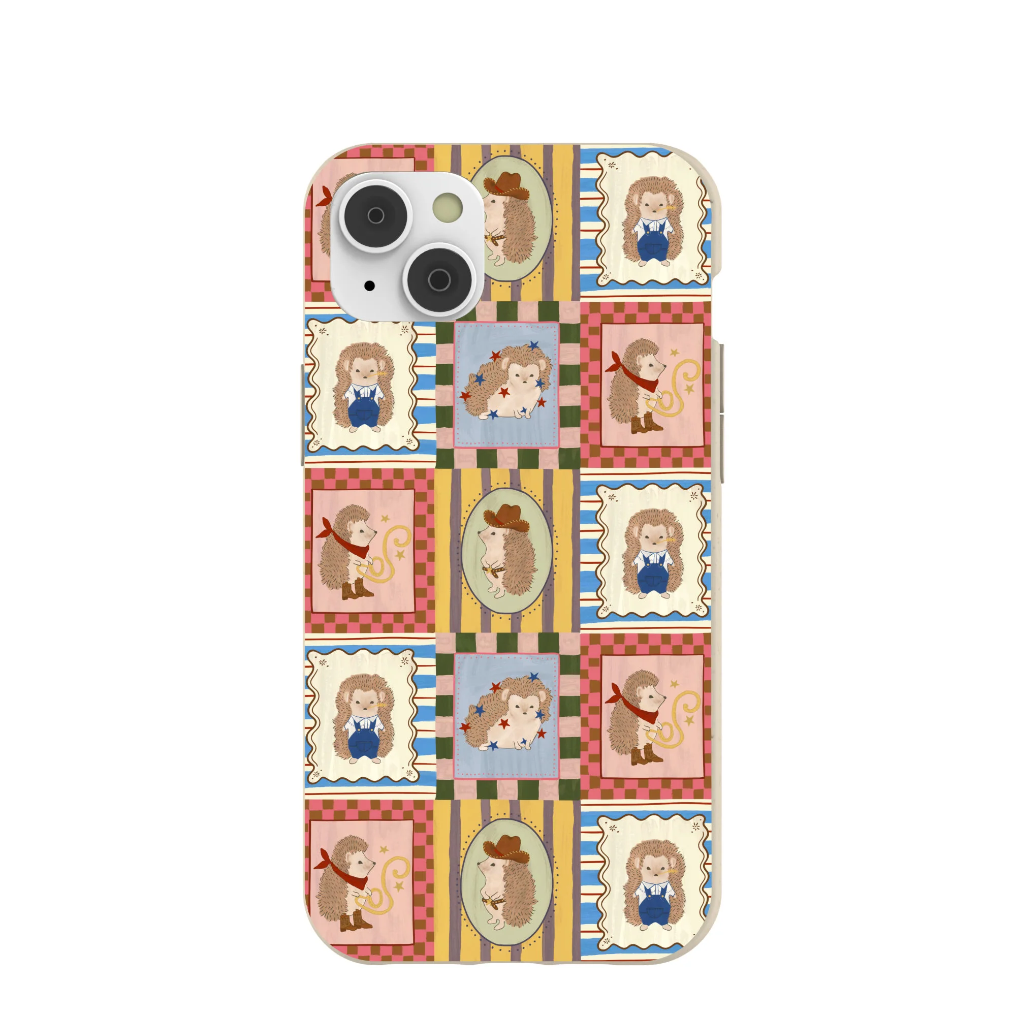London Fog Western Hedgehog iPhone 14 Plus Case