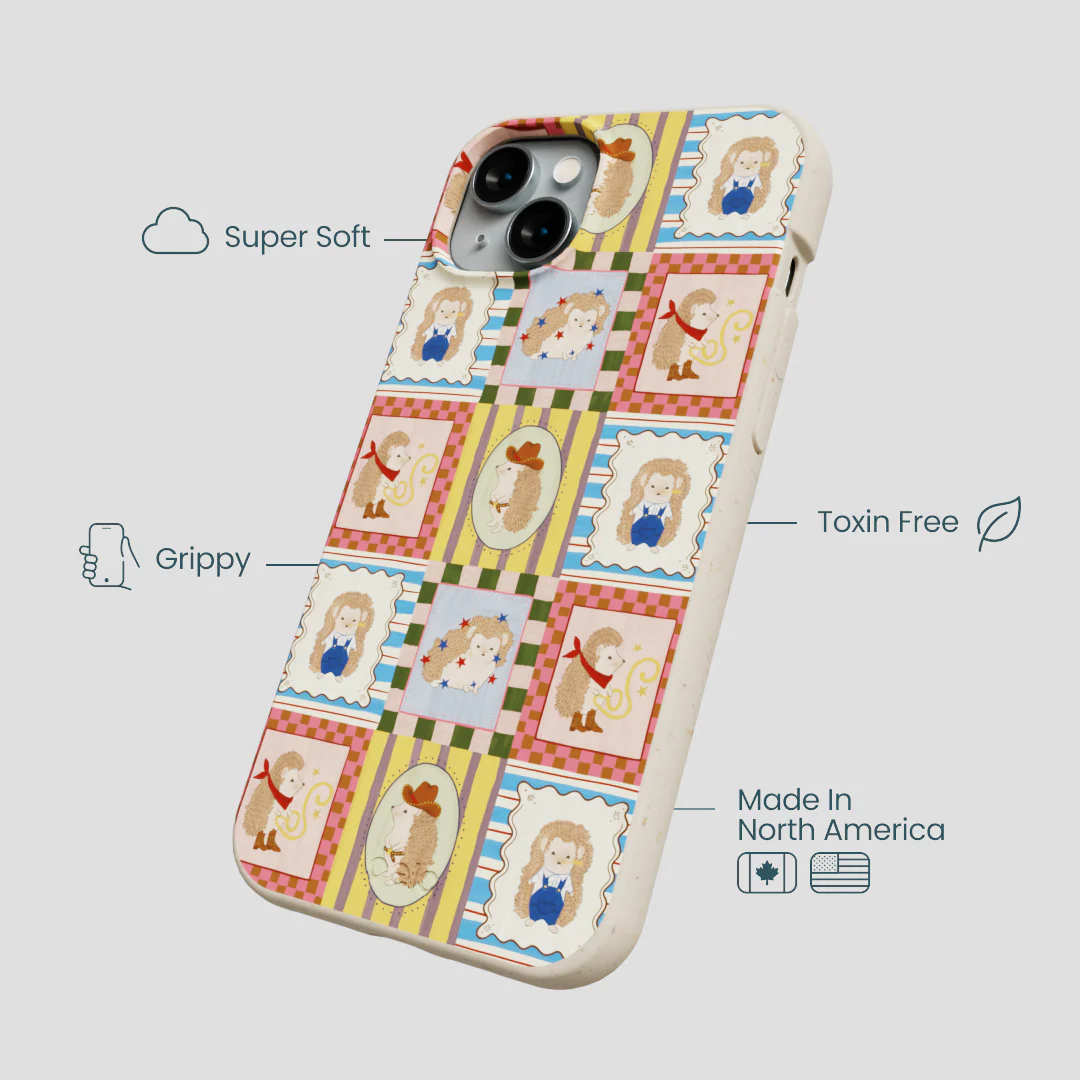 London Fog Western Hedgehog iPhone 15 Plus Case - Image 4