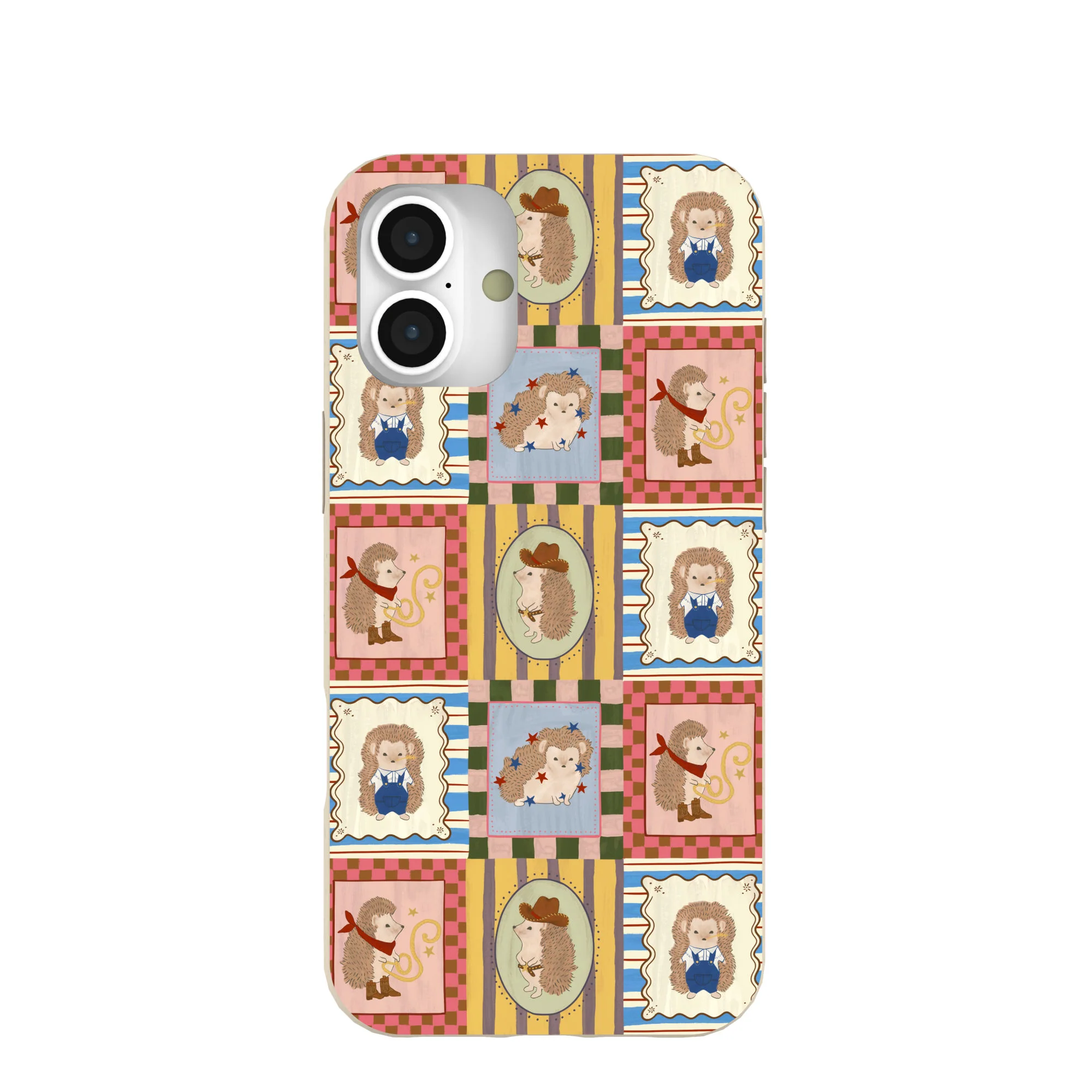 London Fog Western Hedgehog iPhone 16 Plus Case