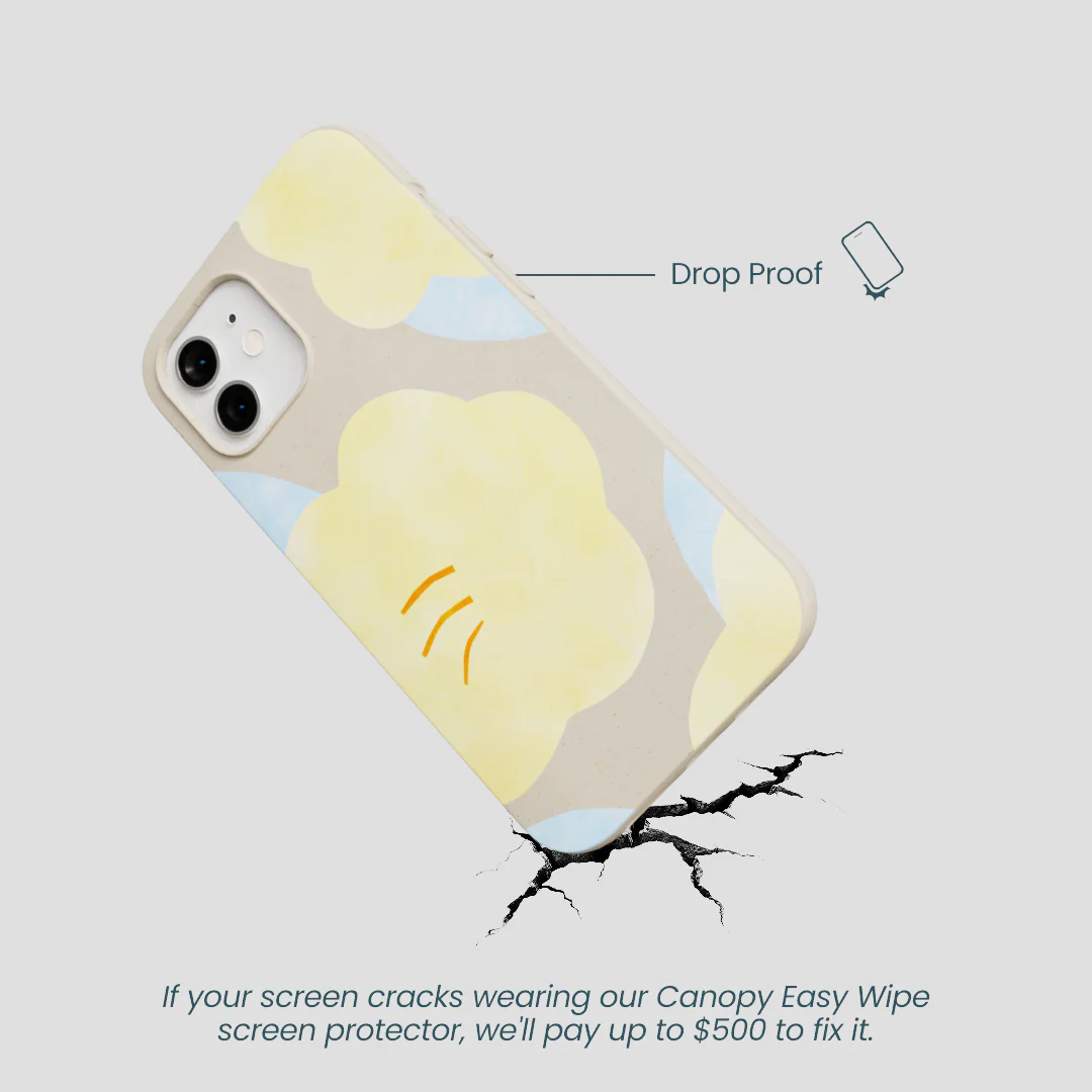 London Fog Yellow Flowers iPhone 12/ iPhone 12 Pro Case - Image 5