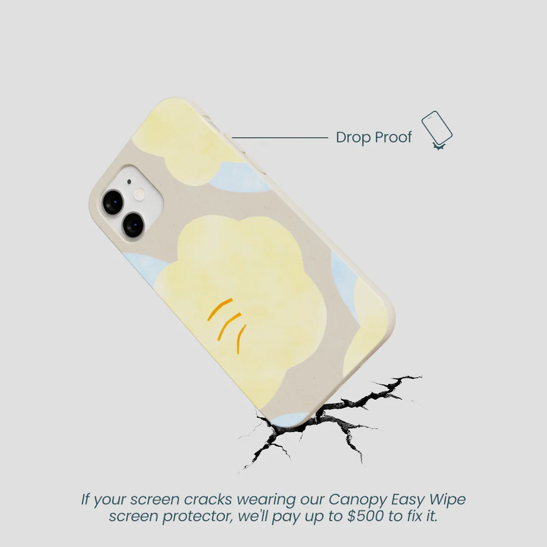 London Fog Yellow Flowers iPhone 12 Mini Case - Image 5