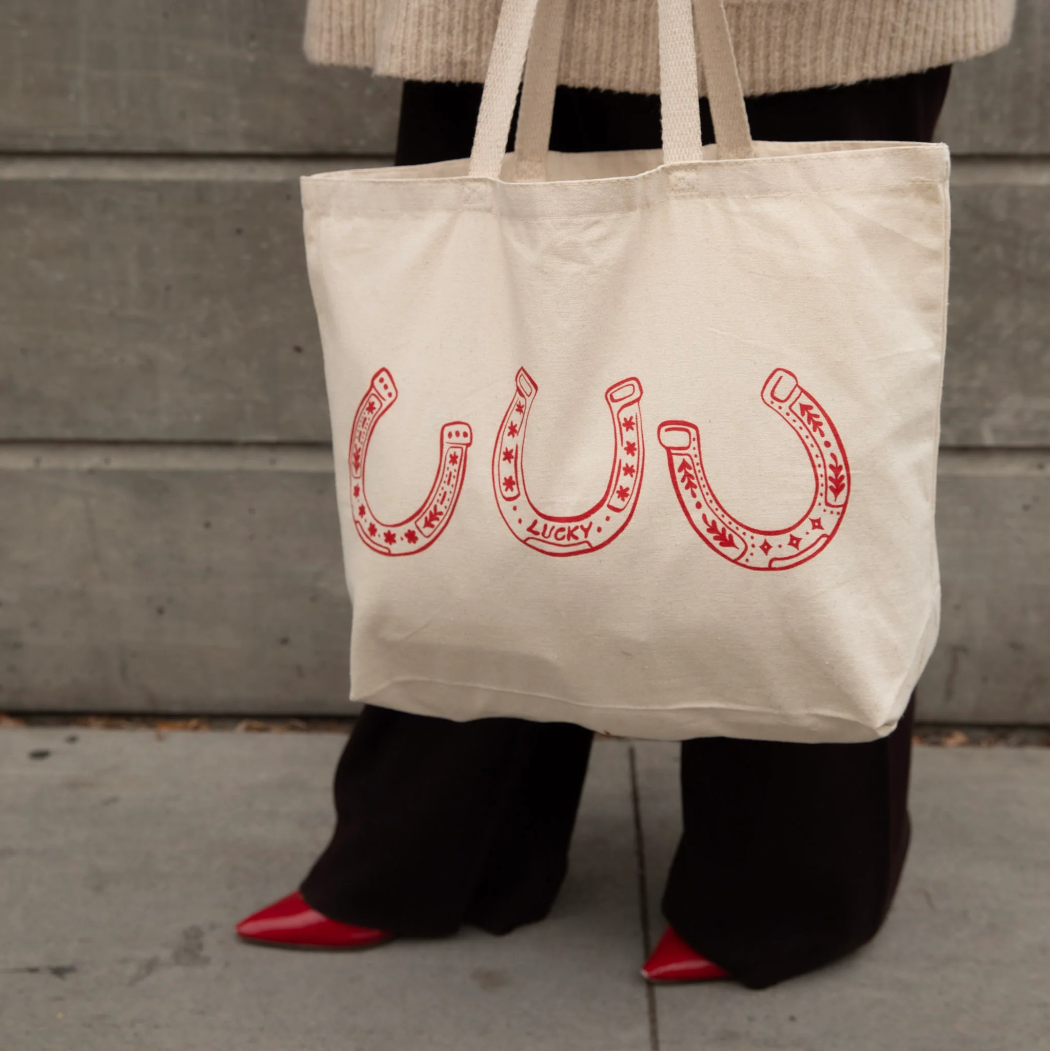 Lucky Horseshoe Everyday Tote