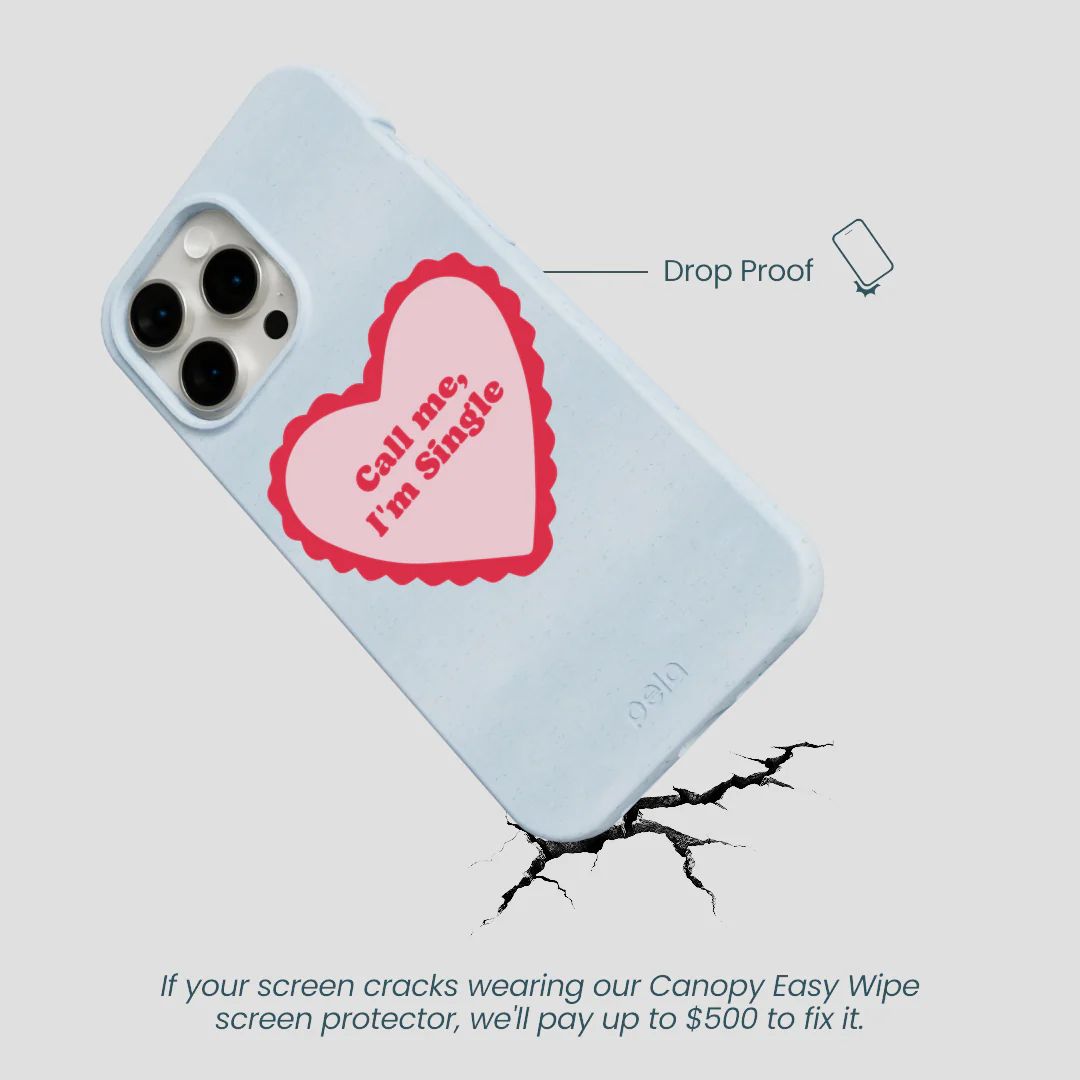 Powder Blue Call Me iPhone 14 Pro Max Case - Image 5