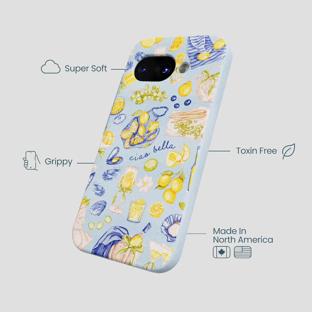 Powder Blue Ciao Bella Google Pixel 9a Case - Image 4