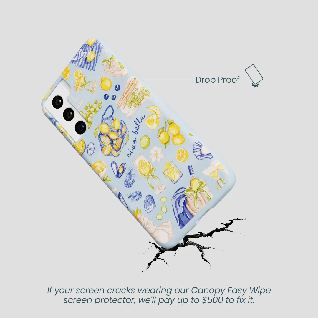 Powder Blue Ciao Bella Samsung Galaxy S22 Case - Image 5