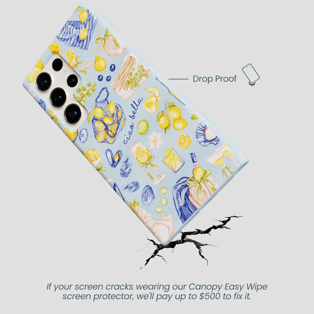 Powder Blue Ciao Bella Samsung Galaxy S24 Ultra Case - Image 5