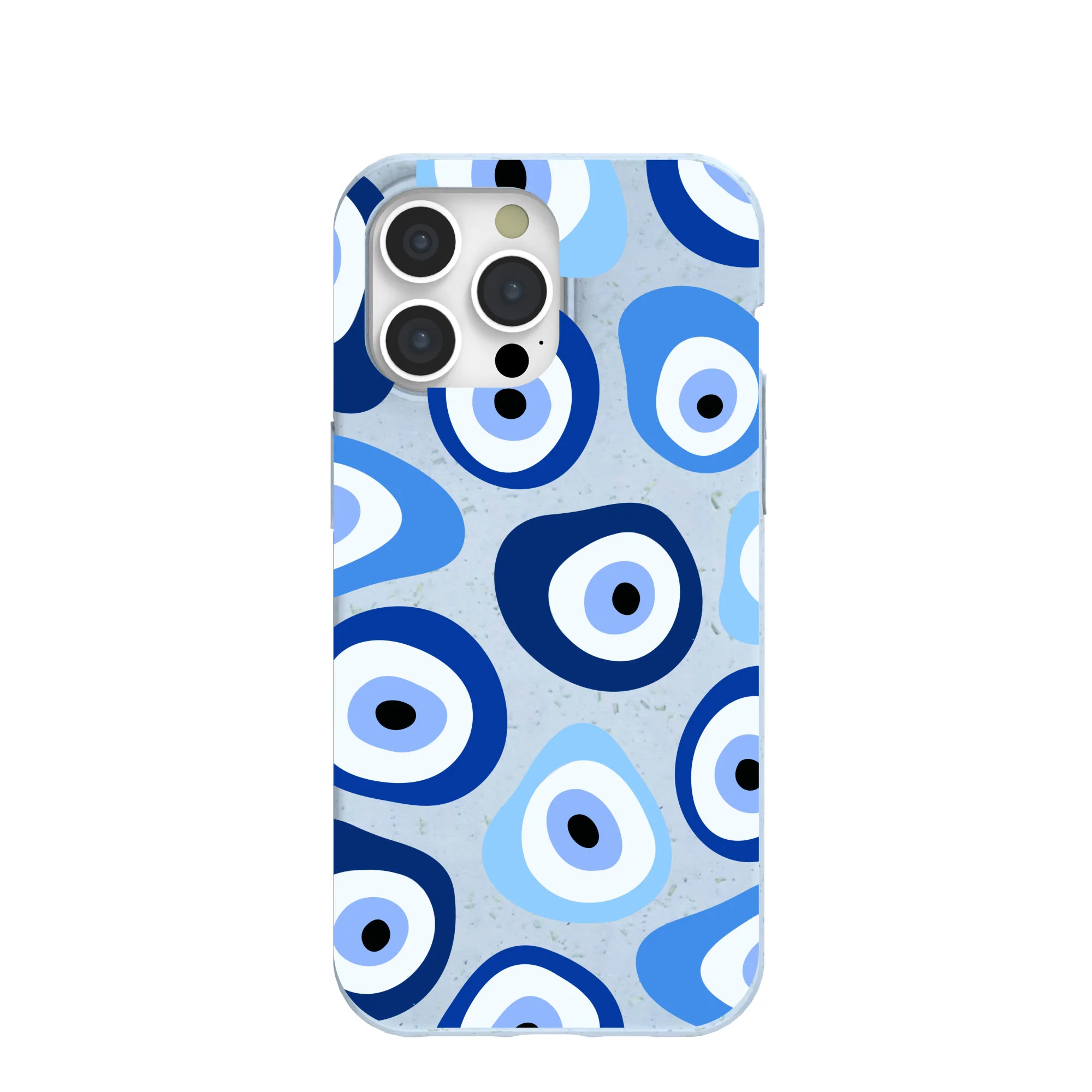 Powder Blue Evil Eye iPhone 15 Pro Max Case