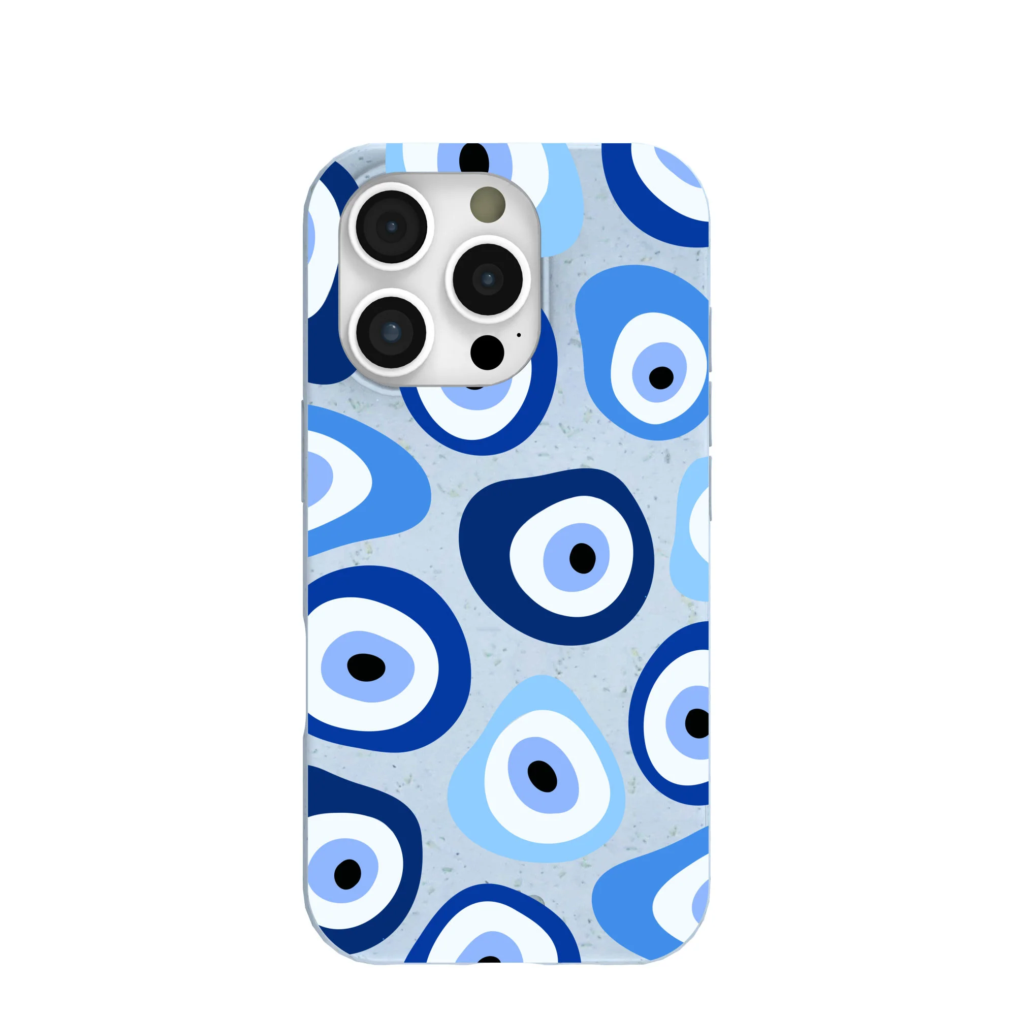Powder Blue Evil Eye iPhone 16 Pro Case