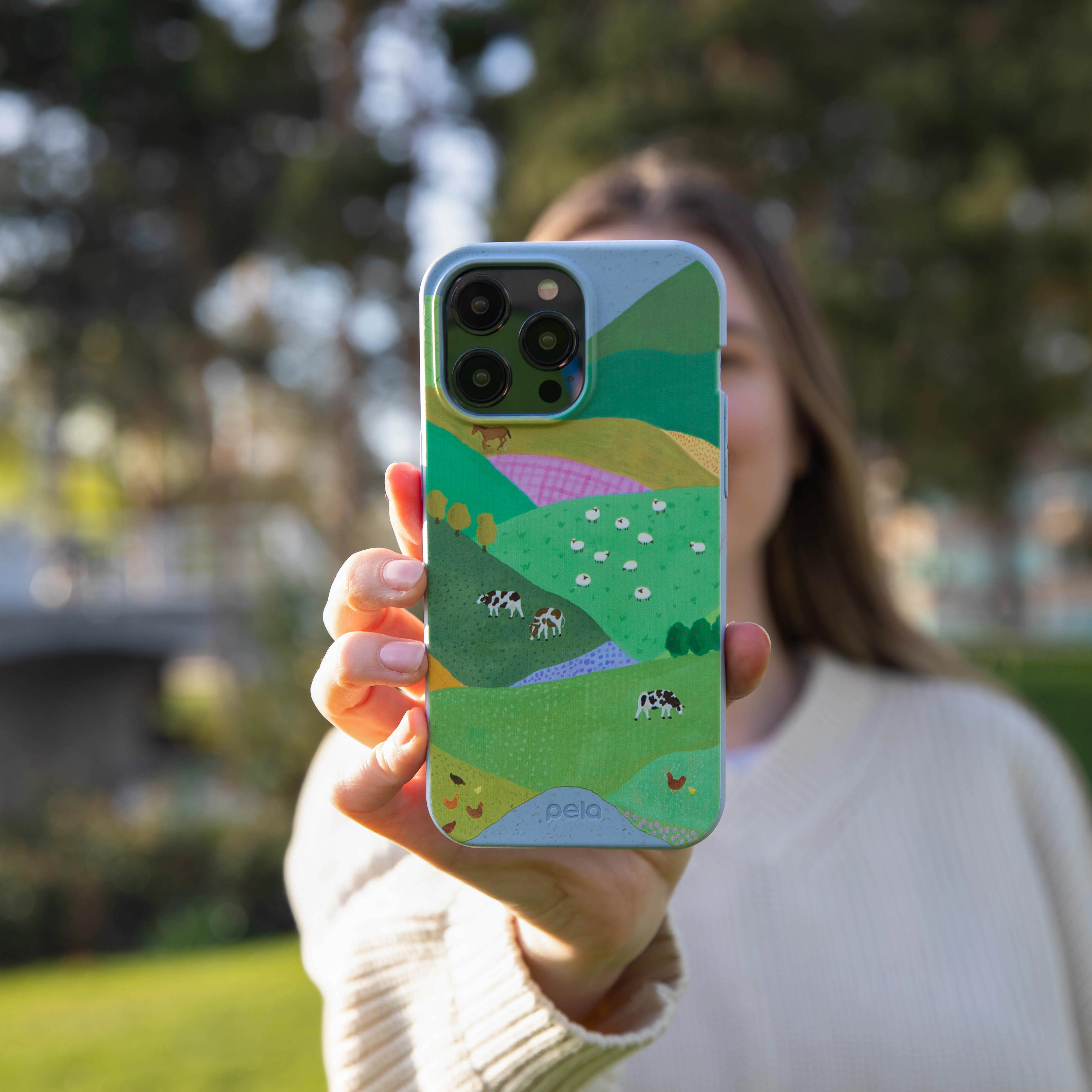 Powder Blue Farm Tales Google Pixel 8a Case - Image 2