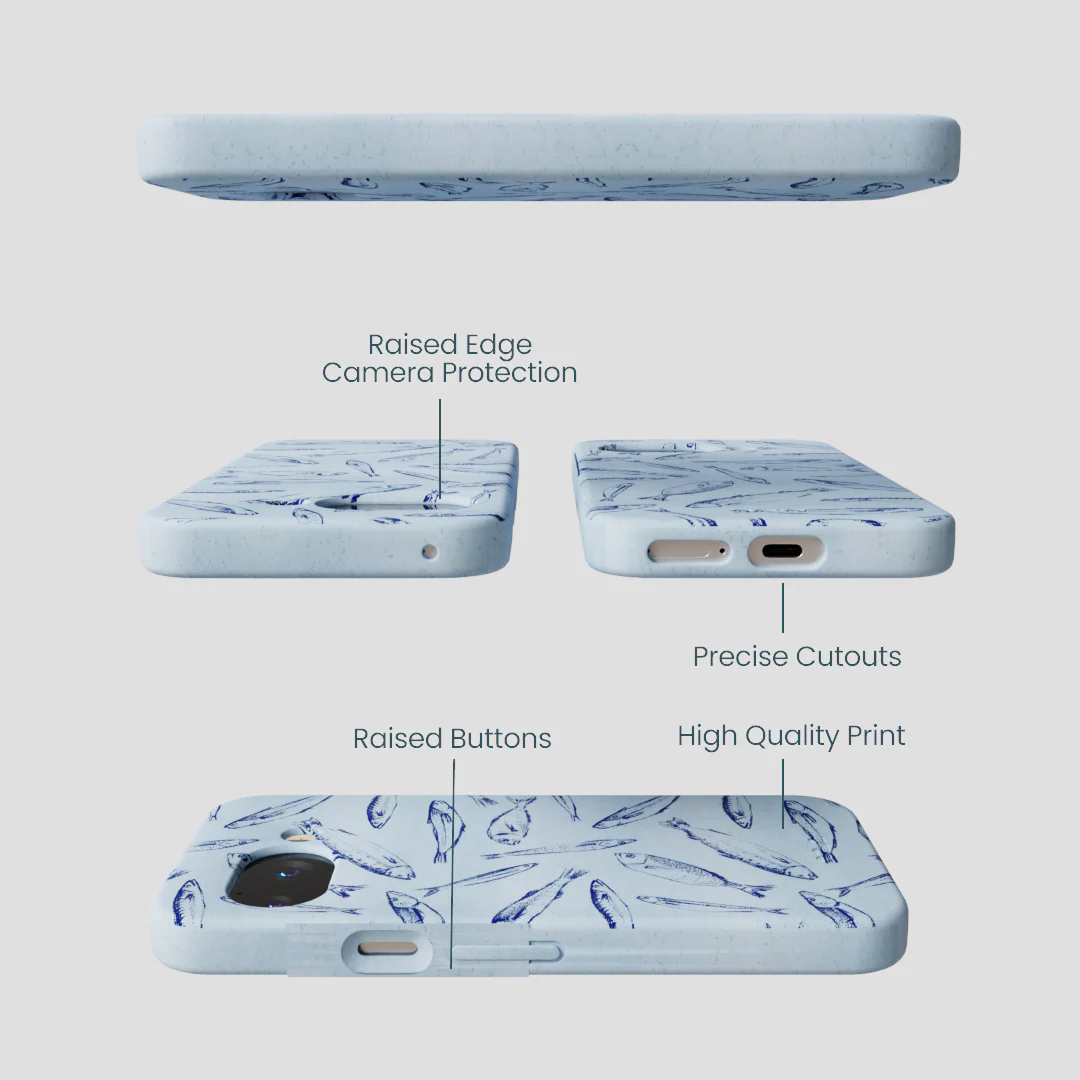 Powder Blue Fishery Google Pixel 9a Case - Image 2