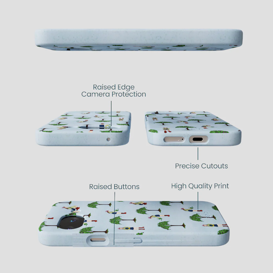 Powder Blue Gardening Girl Google Pixel 9a Case - Image 2