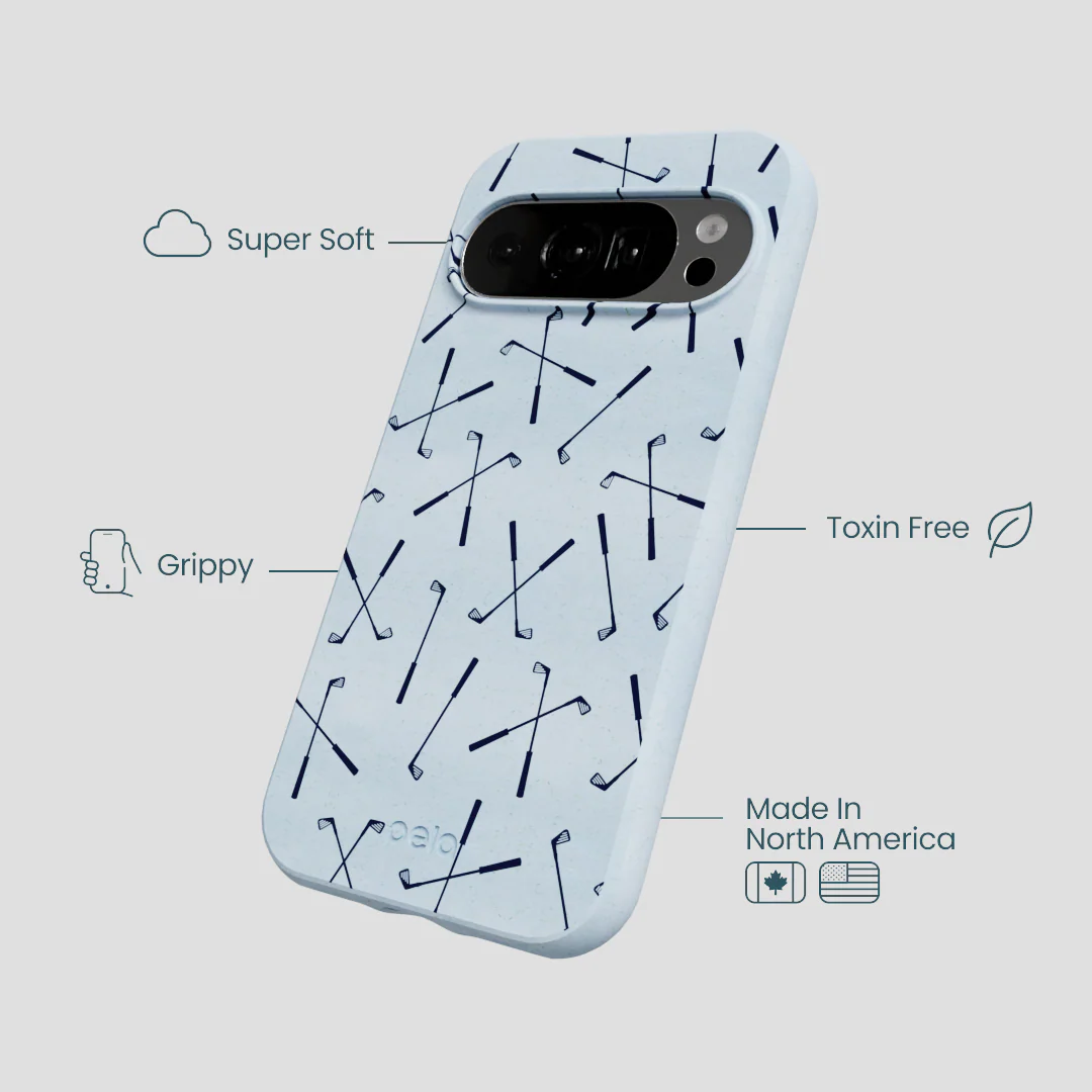 Powder Blue Golf Clubs Google Pixel 10/10 Pro Case - Image 3
