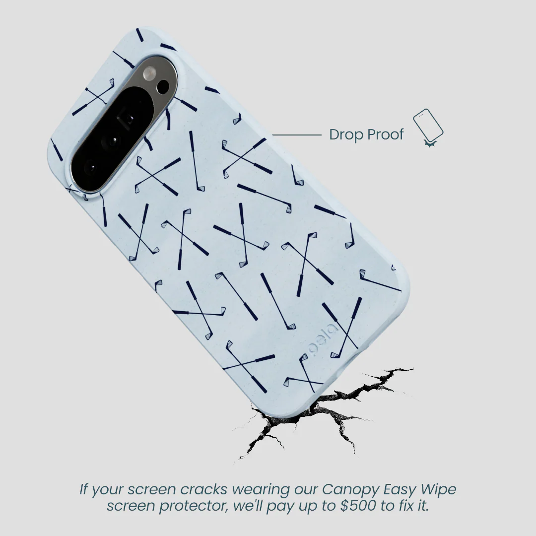 Powder Blue Golf Clubs Google Pixel 10 Pro XL Case - Image 4