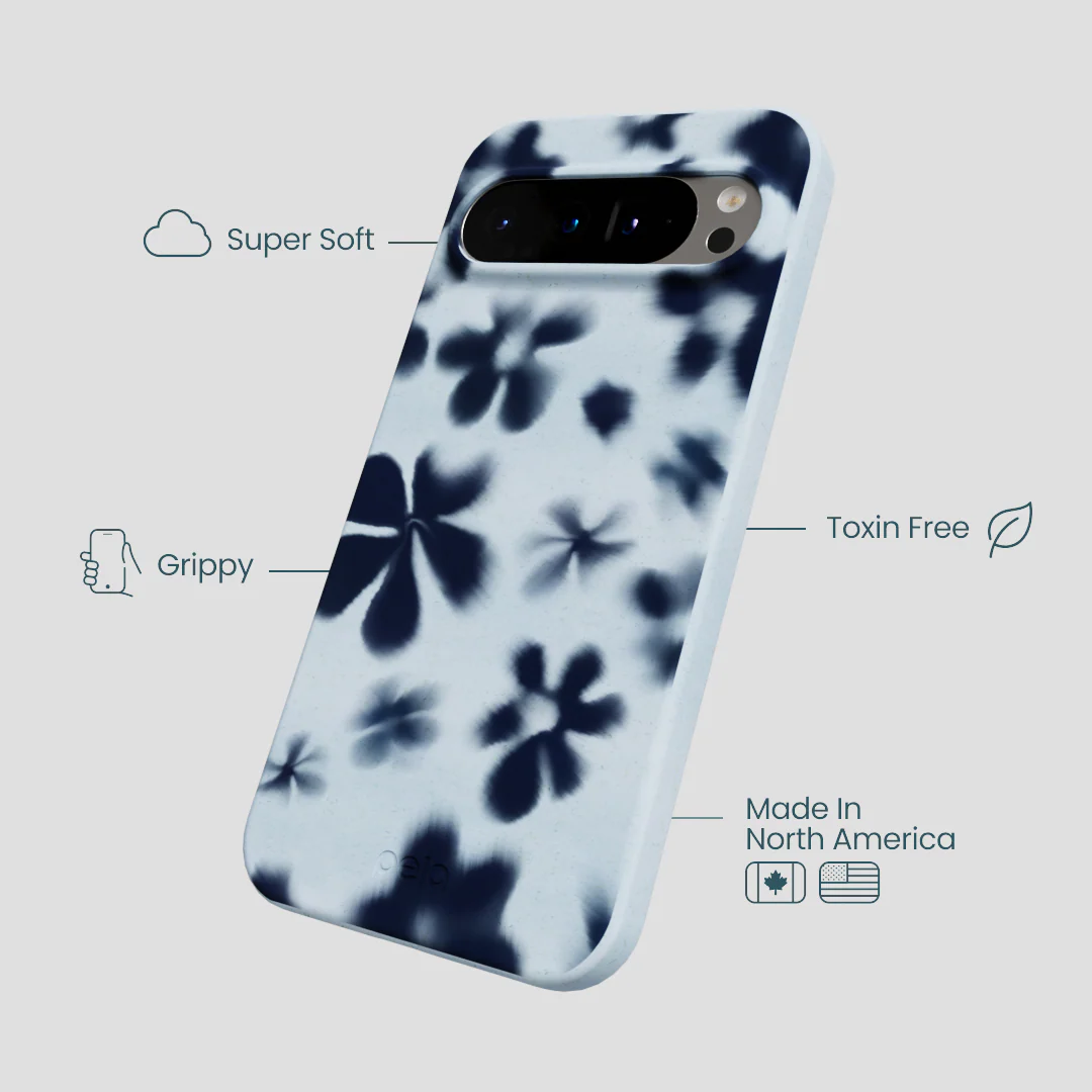 Powder Blue Hazy Daisies Google Pixel 9 Pro XL Case - Image 4