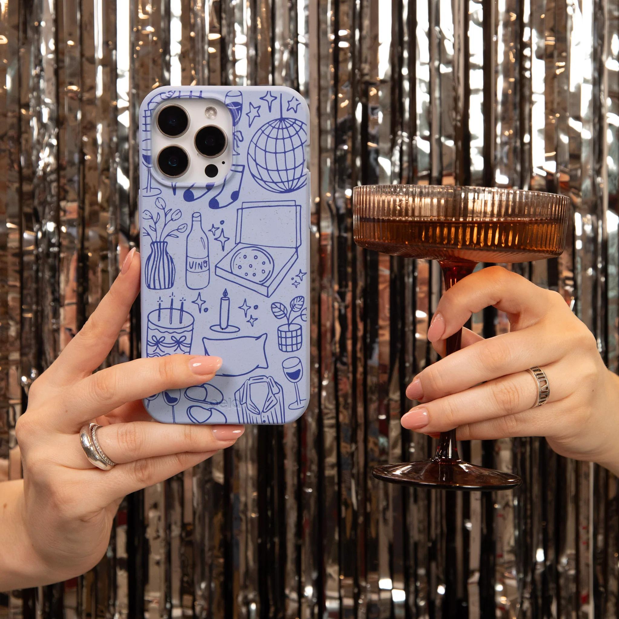 Powder Blue Home for Midnight Google Pixel 6 Case - Image 6