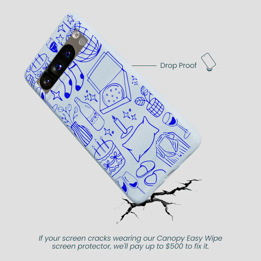 Powder Blue Home for Midnight Google Pixel 8 Pro Case - Image 5