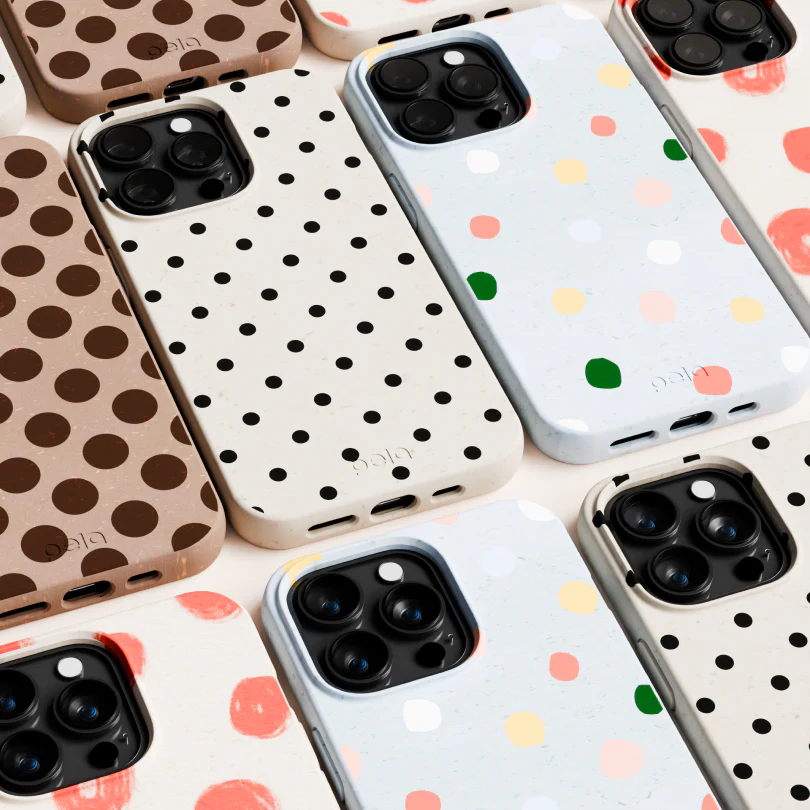 Powder Blue Indigo Dots iPhone 13 Pro Case - Image 10