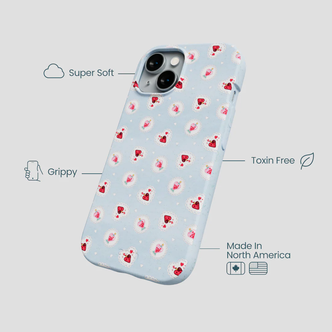 Powder Blue Love Potion iPhone 14 Case - Image 4