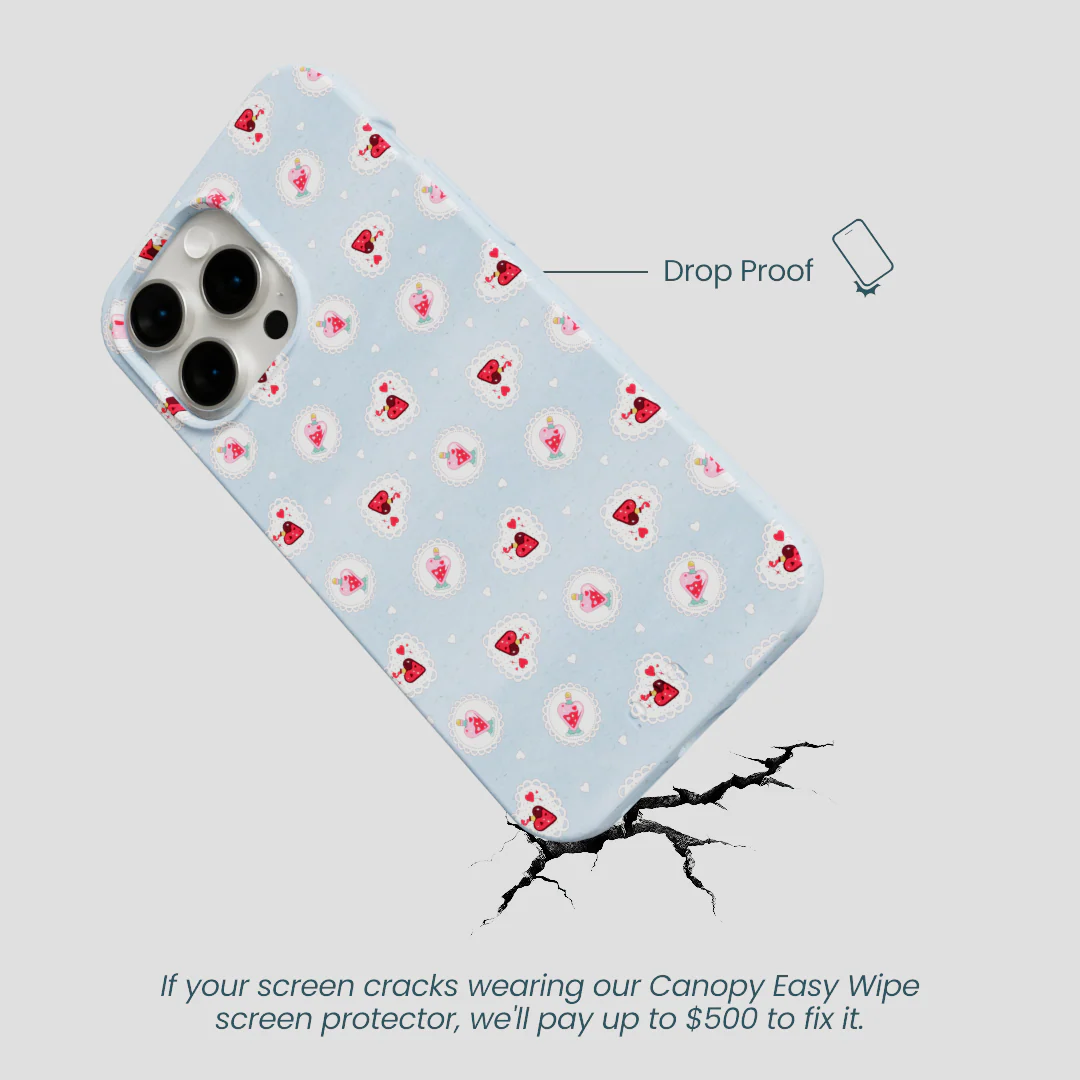 Powder Blue Love Potion iPhone 14 Pro Max Case - Image 5