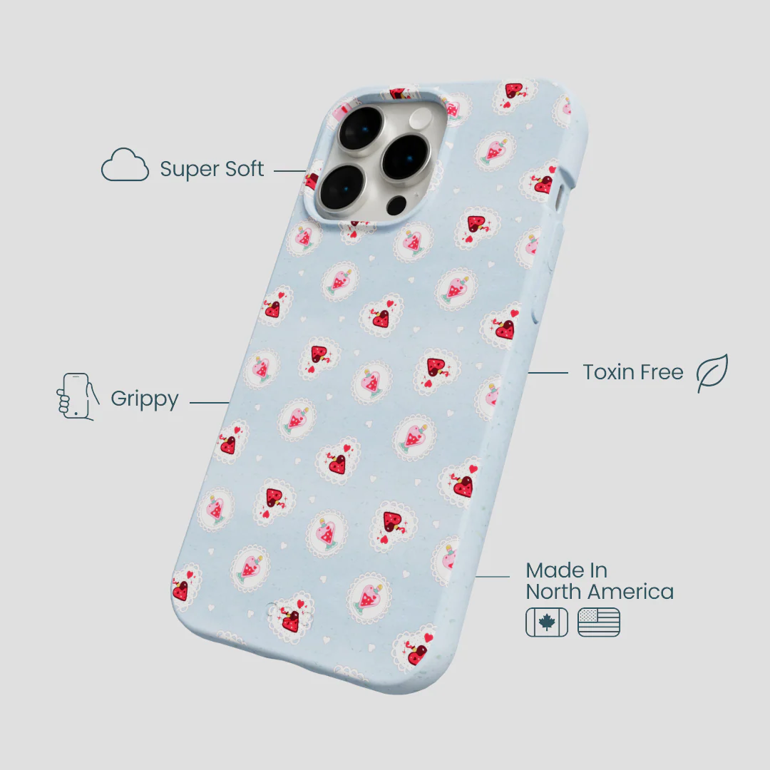 Powder Blue Love Potion iPhone 15 Pro Max Case - Image 4