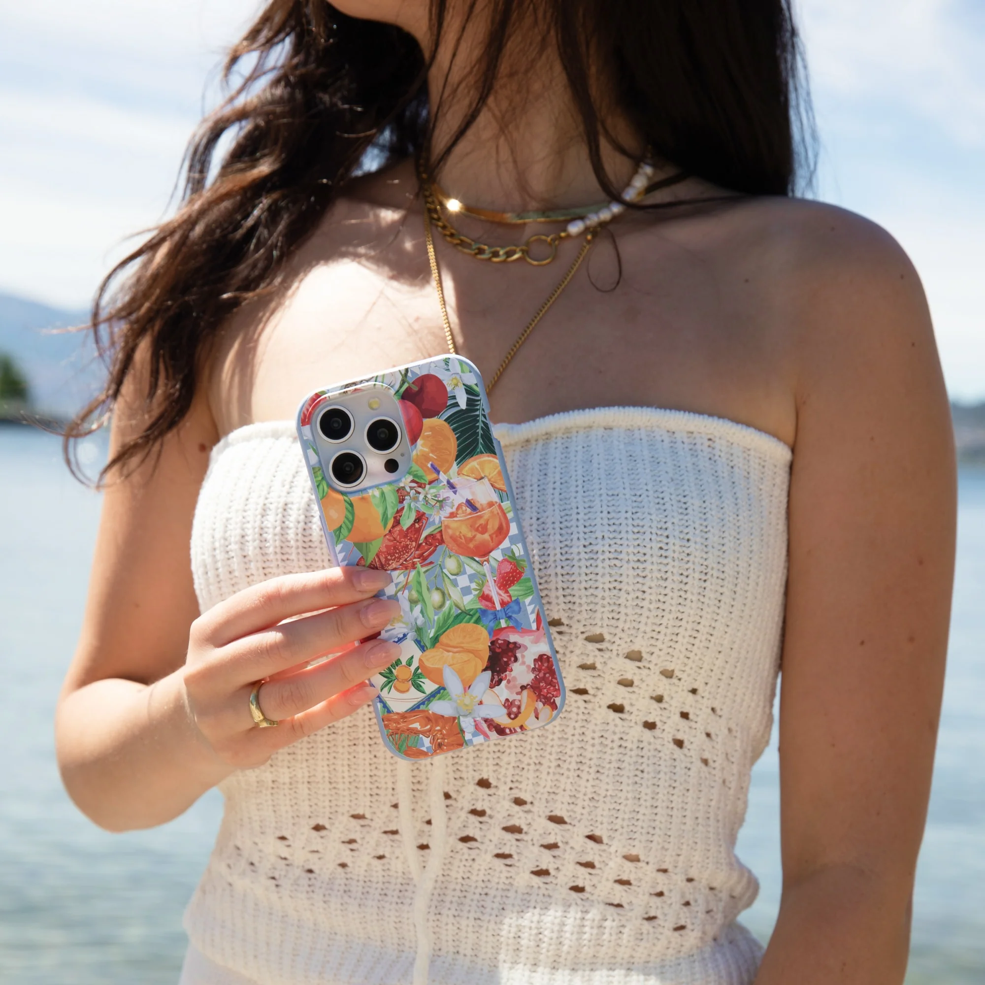 Powder Blue Mediterranean Summers Google Pixel 9/9 Pro Case - Image 2