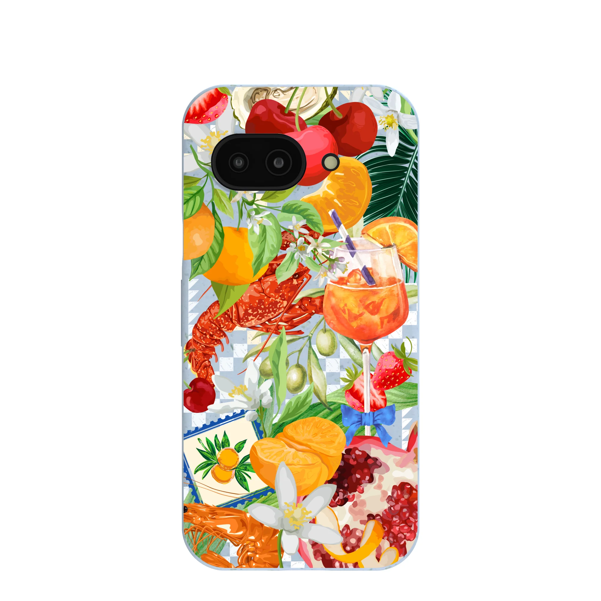 Powder Blue Mediterranean Summers Google Pixel 9a Case