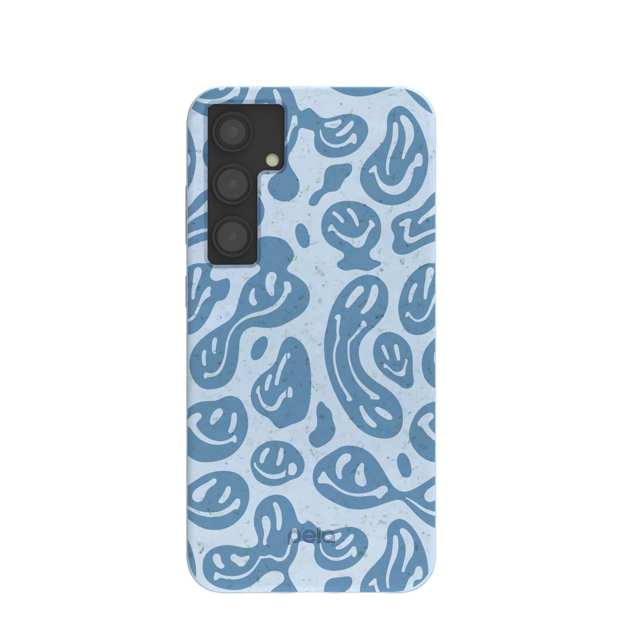 Powder Blue Melting Faces Samsung Galaxy S24+(Plus) Case