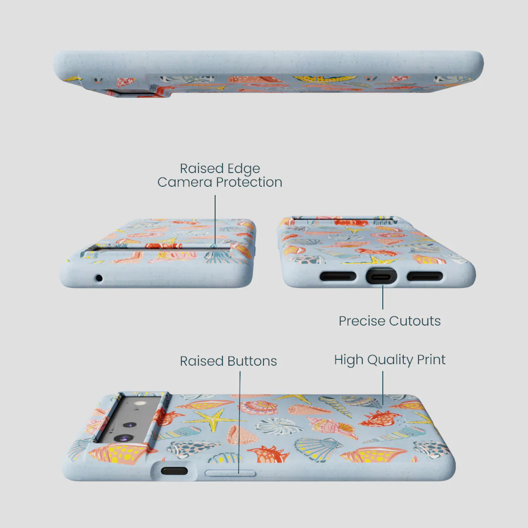 Powder Blue Mermaid Finds Google Pixel 6a Case - Image 3